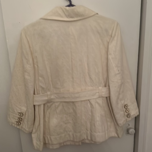 Juicy Couture white belted jacket - Picture 6 of 7